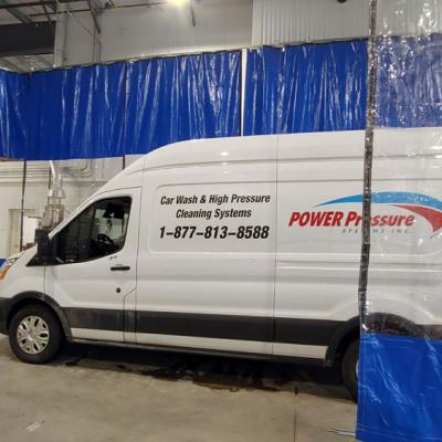 Wash Curtain Installation